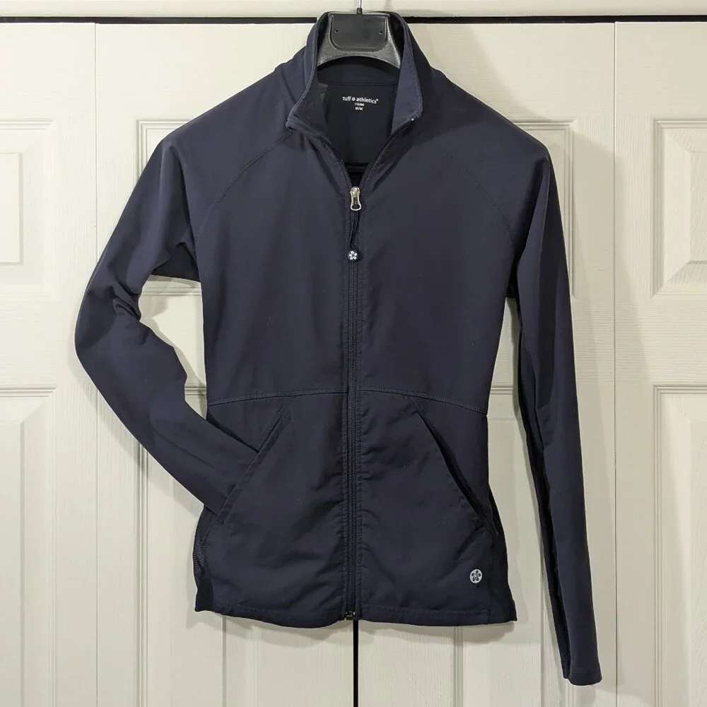 Tuff Athletics Blue Full Zip Track Jacket - Size M - Picture 1 of 11